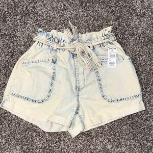 NWT RSQ Denim Paperbag Shorts